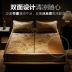 Bo Yang nhà dệt tre mat 1,8m giường mat ba mảnh gấp 1,5 mét mùa hè hai mặt thảm lụa băng - Thảm mùa hè