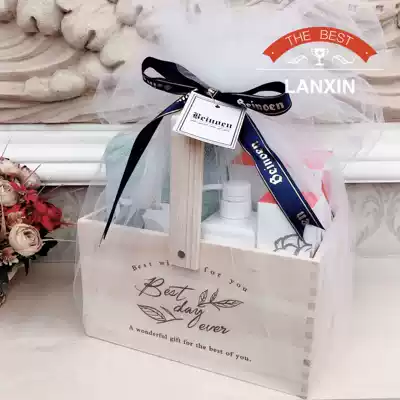 Banoan hand gift box Baby Full Moon gift box Christmas wedding box return empty box set ins