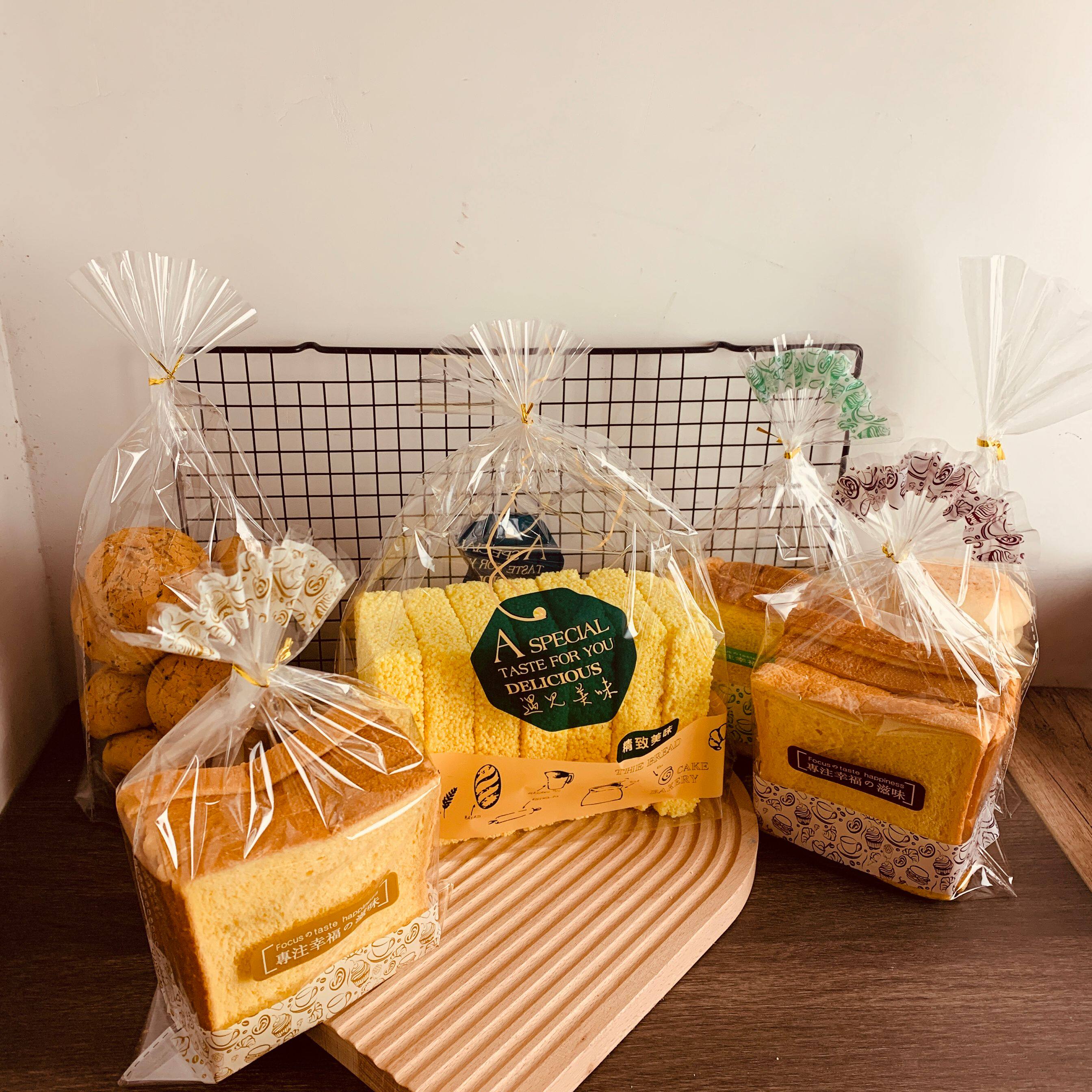 450 gr toast bread Bread Bag Baking Biscuit Zal Pocket Cake Bag Toast Bag transparent Dining Bag
