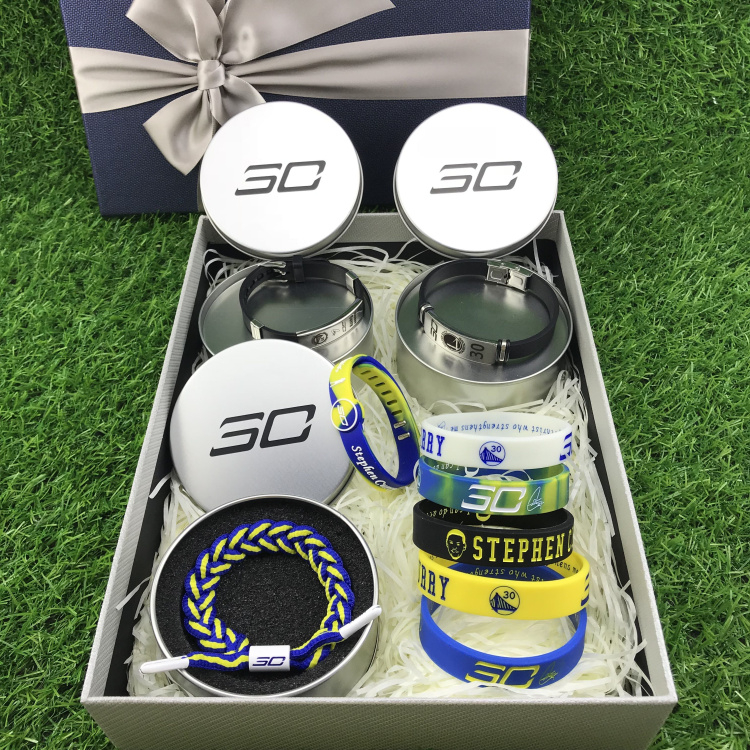Vòng đeo tay bóng rổ All-Star Kobe Curry Durant Harden Owen Sports Vòng đeo tay Silicone Quà tặng 	quần áo bóng rổ bé gái