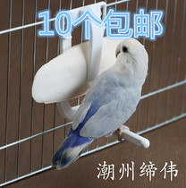 Parrot cuttlefish bone clip Tiger skin starling Jade bird Hibiscus bird Vegetable clip Fruit fork Small and medium-sized bird supplies