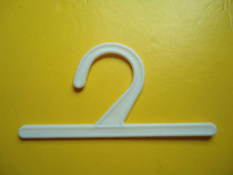 White hook plastic hook Clothing hook Sample hook Question mark hook Length 13cm high 7cm