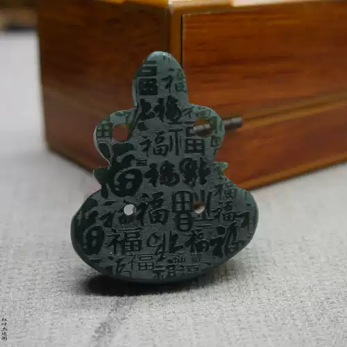 Натуральный чай Тегуаньинь из нефрита, подвеска подходит для мужчин и женщин, двусторонний защитный амулет