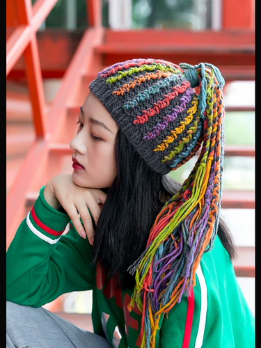 Дреды в стиле хип-хоп ручной работы, плетеная шапка, крючок для вязания, клубок пряжи, набор материалов, «сделай сам»