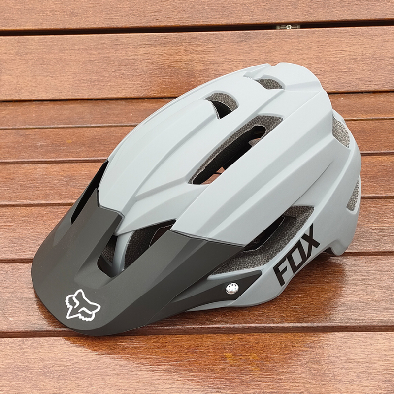 Fox Helmet Mountain Bike Detachable Visor Off-Road Bicycle Kidsren's Men's Half Helmet One-Piece Trail Riding Helmet