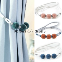 Exported to Europe roaming Nordic cute pompom simple curtain strap Nordic curtain buckle