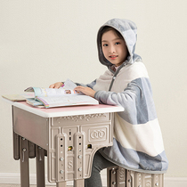 Elementary school students nap blanket spring and autumn children thickened nap blanket student winter shawl cape type summer air conditioning blanket
