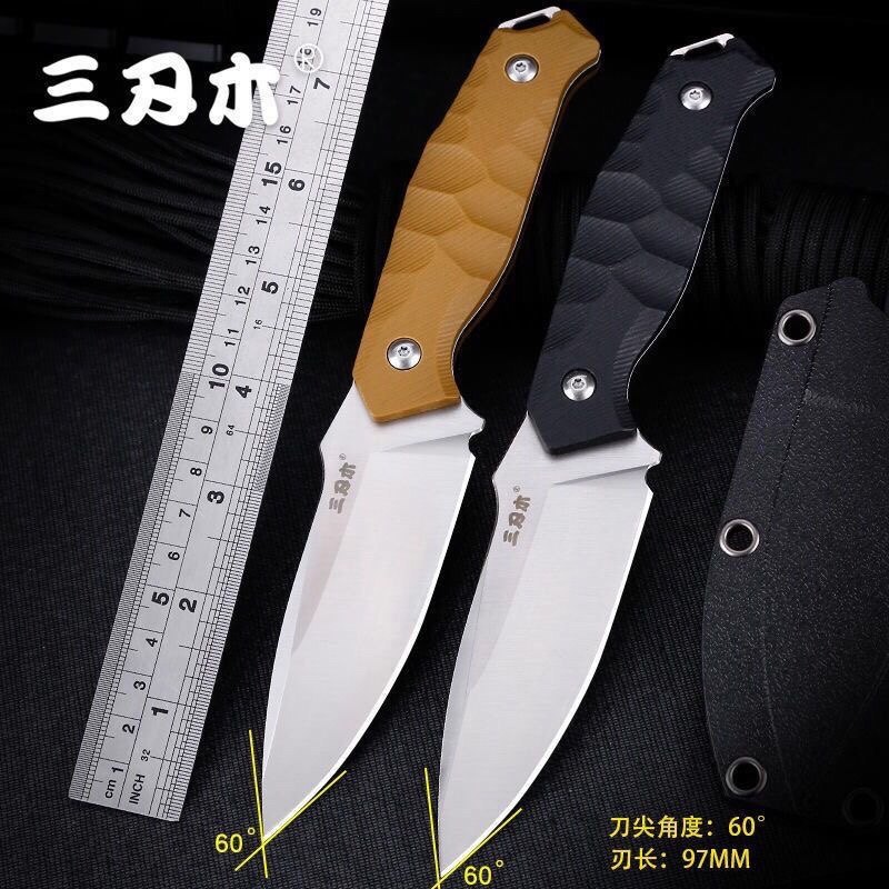 三刃木S718直刀|户外生存神器!高硬度锋利到能削铁如泥?真实测评来了!-其他户外刀具-淘宝好物网