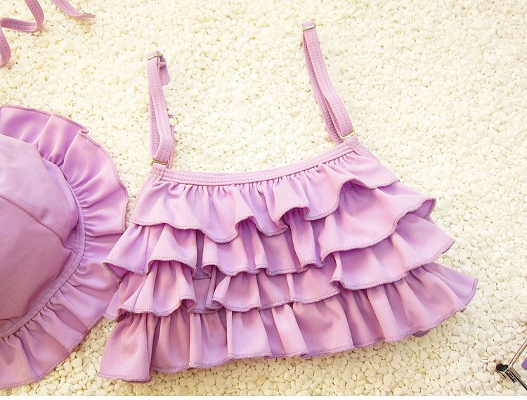 Kích thước ba mảnh trang phục đồ bơi chia bé sơ sinh công chúa bé gái bé gái bikini bơi đồ bơi nữ kín đáo