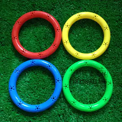 Kindergarten morning exercise equipment gymnastics ring Plastic acoustic gymnastics ring Plastic dance bracelet ring Children's hand bell