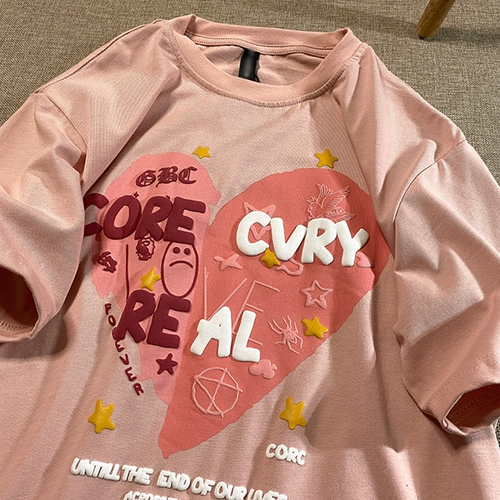 Tide, летняя сексуальная футболка с коротким рукавом, в корейском стиле, свободный крой