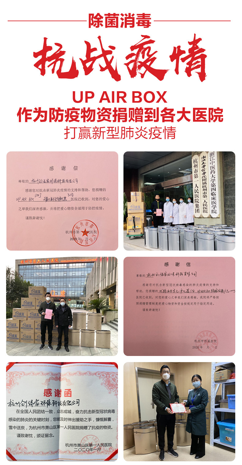 G20杭州峰会服务商 UP-tech 气触媒技术除醛净化器 3个 图1