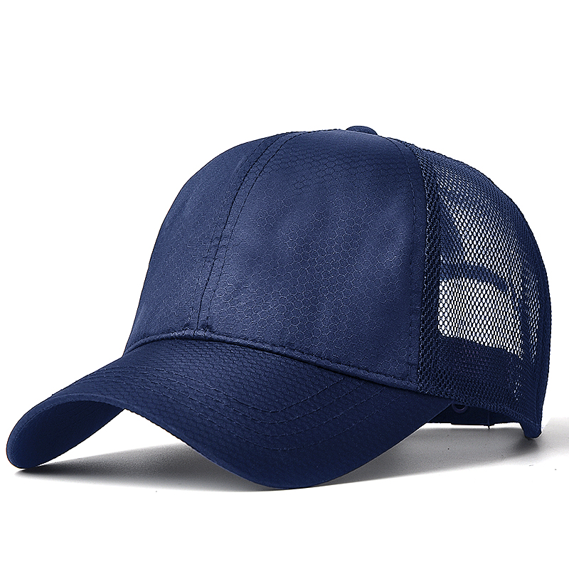 Quick Drying Half Net Of Beehive: Tibetan GreenHat male summer ventilation Big head circumference Baseball cap Korean version tide Quick drying Mesh peaked cap outdoors Sunscreen Sun hat