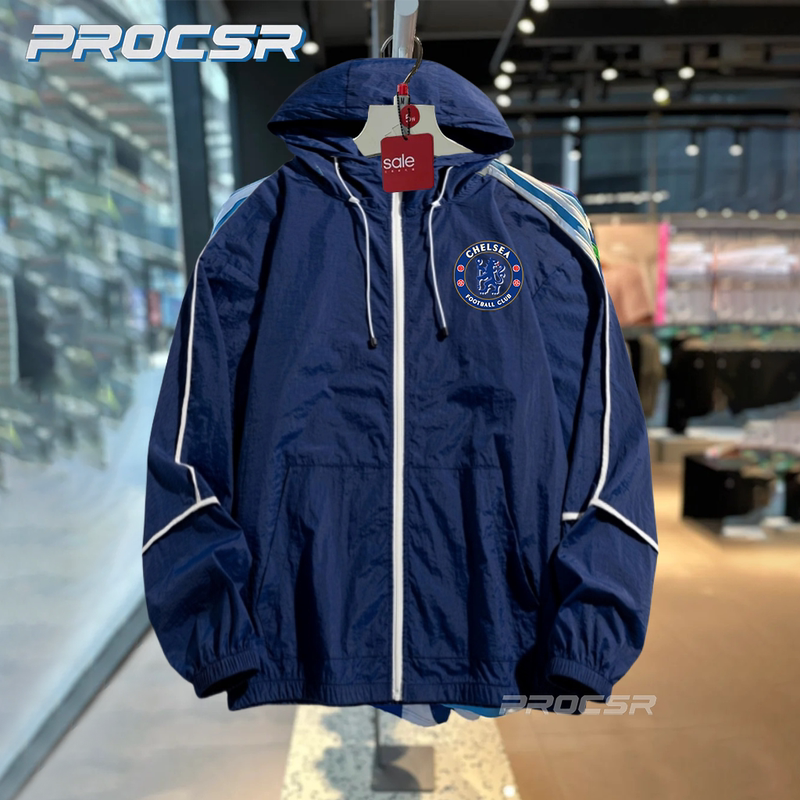 Premier League 26/27 Season Chelsea Thin Sun Protection Clothing Upf50+ Outdoor Training Clothing Ice Silk Sports Jacket for Men Premier League 26/27 Season Chelsea Thin Sun Protection Clothing Upf50+ Outdoor Training Clothing Ice Silk Sports Jacket for Men
