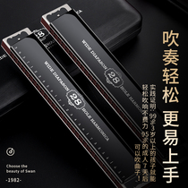 Swan adult high end harmonica 24 28 holes retone accent C tuneup scholar 4A level memory sound spring instrument
