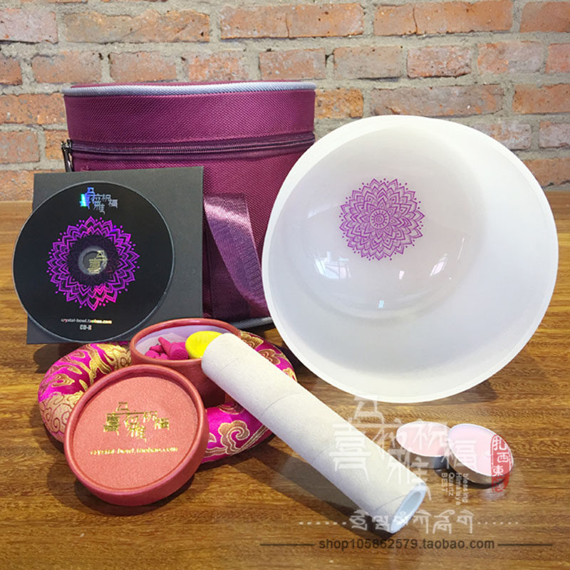 Crystal Bowl Chakra Healing Buddha Sound Bowl Music Bowl Yoga Sound Therapy Meditation Mantra Bowl Open Chakra Demagnetization Bowl