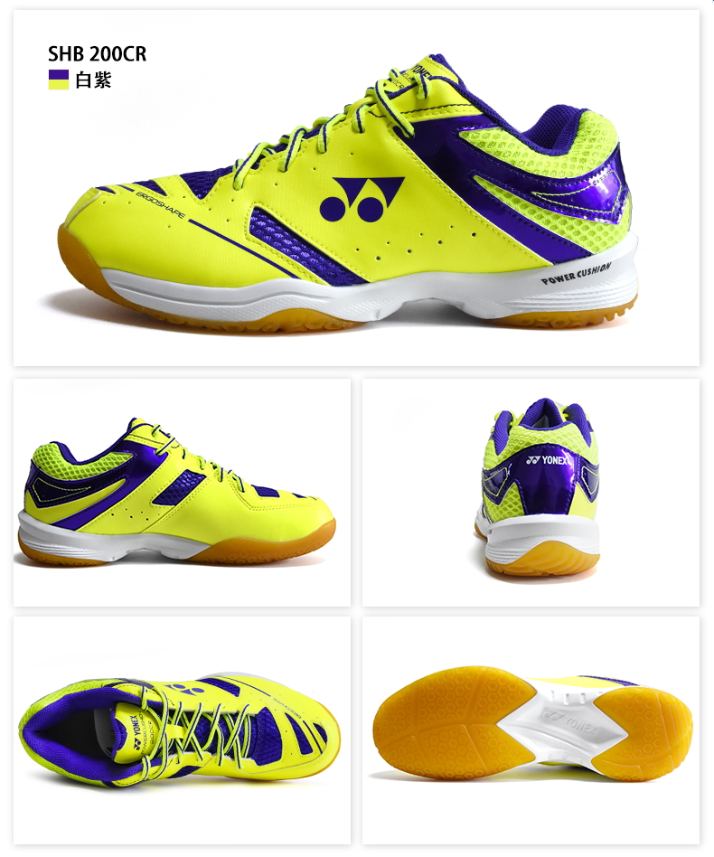 YONEX Yonex chuyên nghiệp cầu lông giày của nam giới giày hấp thụ sốc chính hãng yy giày của phụ nữ thở đào tạo giày thể thao nam giày cầu lông lining