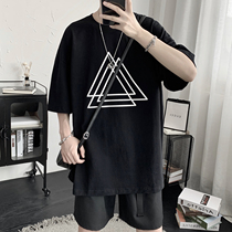 2020 New Summer Mens Pure Cotton Short Sleeve T-Shirt Male Tide Card Trend Easy Port Windins 100 Lap Compassionate Clothing
