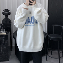 Soft and soft sweaters Mens autumn and winter style Korean version Trend Inn Wind Day Department 100 lap-led knit-jersey mens undershirt
