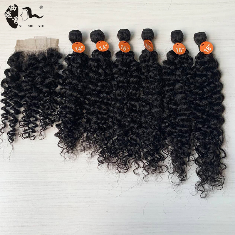 80% Human Hair Bundles Hair Extensions African Women's Wig Hair Curtain Hair Piece Set 80% Human Hair Bundles Hair Extensions African Women's Wig Hair Curtain Hair Piece Set