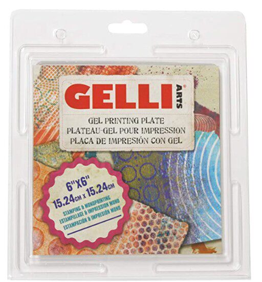 Gelli Arts 5 x 5 英寸学生胶质印刷板 6 x 6-inch GL6x6
