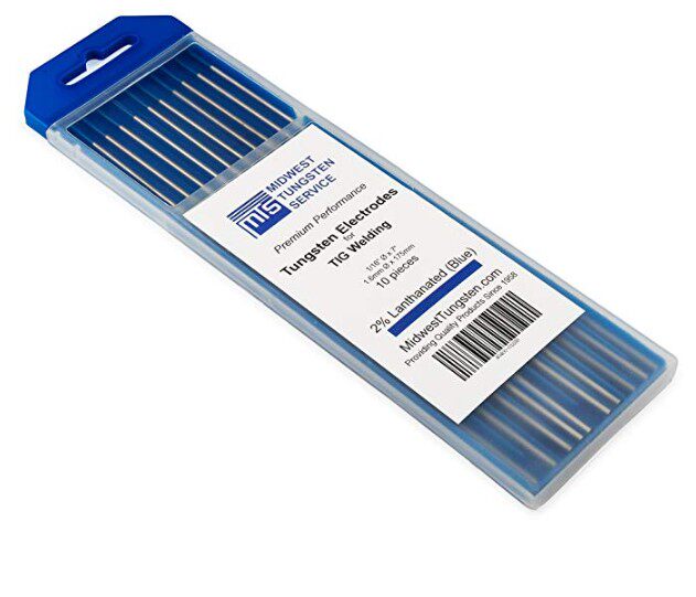 TIG Welding Tungsten Electrodes 2% Lanthanated 3/32&rdquo; x 7&rdquo;