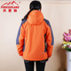 Middle-aged and elderly autumn and winter assault clothing two-piece set women's outdoor large size breathable mother's loose fleece jacket jacket