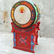 One meter cowhide Korean drum painting vertical viewing drum club ornaments Korean props banned drum support customization