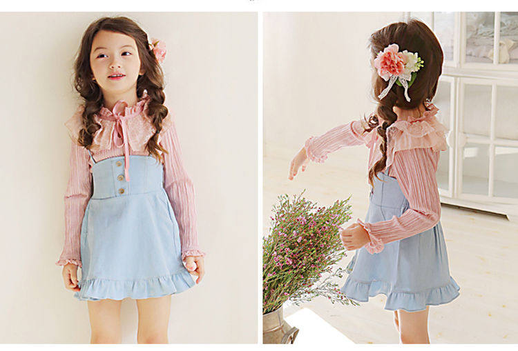 Jupe fillette en toile - Ref 2051087 Image 17