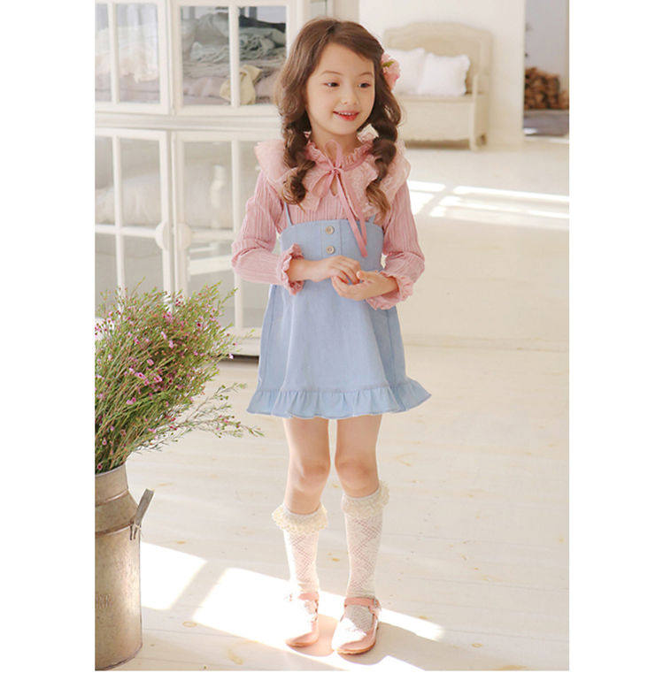 Jupe fillette en toile - Ref 2051087 Image 19