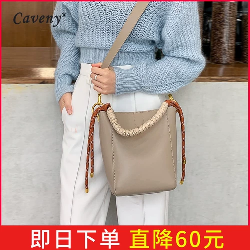 Вместительная и большая кожаная сумка через плечо, из натуральной кожи, 2020, яркий броский стиль