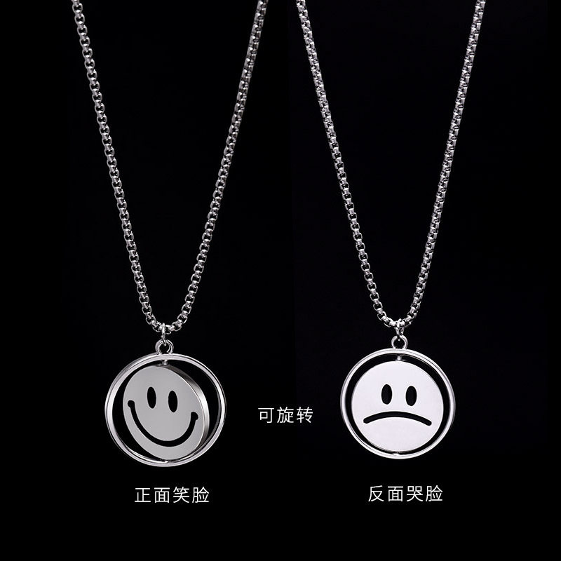 Versatile and Stylish Men's Necklace Pendant ins Hip-Hop Sweater Chain Accessory for Women's Clothing Decoration