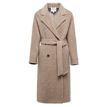 EP Yaying woolen coat for women sheep wool yak velvet long camel coat same style in winter clothing mall 8508A