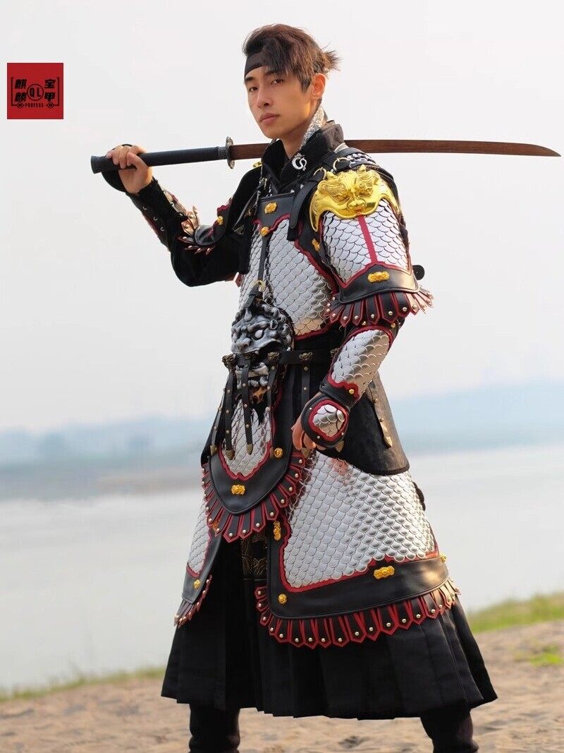 麒麟宝甲顺水鱼鳞甲，汉服铠甲の奇迹登场！(๑•̀ㅂ•́)و _盔甲_淘宝游戏网