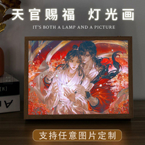 Customized pictures mirrors lighting paintings diy birthday gifts for girls to send to their girlfriends best friends and classmates creative ornaments