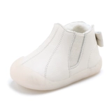 Флисовые удерживающие тепло туфли для девочек для принцессы, демисезонная детская обувь для раннего возраста, короткие сапоги, мягкая подошва, 3 лет