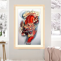 Embroidery diamond embroidery to attract money and evil evil Nafu Diamond painting full diamond brave living room point diamond cross-stitch