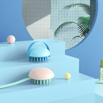 Silicone shampoo anti-itching artifact brush adult massage brush hair wash hair shampoo comb scalp head grabber