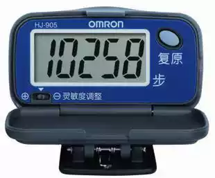 Omron OMRON pedometer HJ-905 digital display ultra-thin large screen motion pedometer