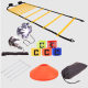 ຊຸດຝຶກອົບຮົມບານເຕະ Agility Ladder Combination Set Outdoor Resistance Umbrella Ball Belt Football Training Auxiliary