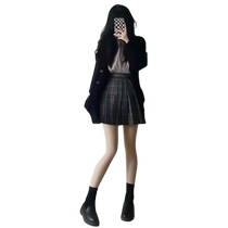 Bare legs artifact for women in autumn and winter with nude skin tone removable pantyhose plus velvet and thickened stockings to wear as outer leggings