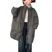 Encore wears down-padded jackets for women in winter loose and lazy style thickened mid-length cotton-padded jackets and jackets
