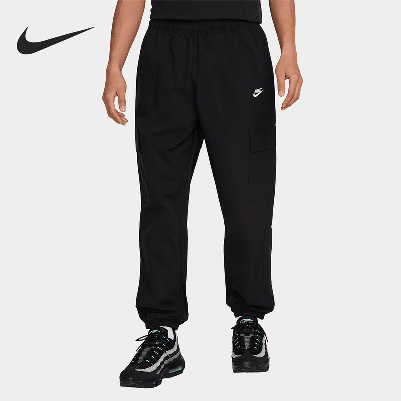 Authentic Nike/Nike 2025 Club Men's Woven Workwear Sports Jogger Pants Hj1991-010