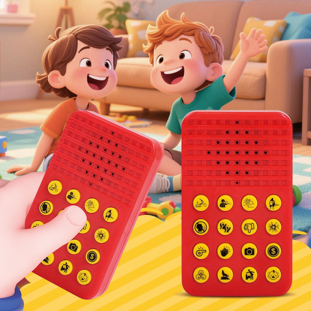 Sound Box Toy Kids' 16-button voice sound box: the new go-to gag toy, a music squeeze ...