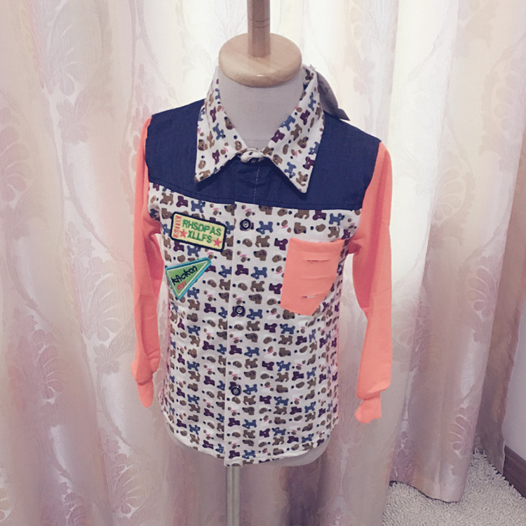 Chemise garcon à manche longue - Ref 2077642 Image 8