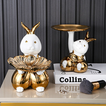 Entrance to the door Entry into the house Home Living Room Creative Shoe Cabinet Decorations Light Lavish Trays