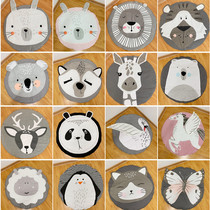 ins Nordic wind explosive cotton cartoon animal modeling baby crawling mat baby mat carpet photo props