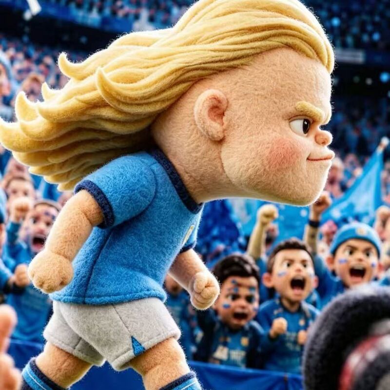 Football World Cup Star Plush Toy Haaland Doll Bag Pendant Keychain Pillow Commemorative Gift Football World Cup Star Plush Toy Haaland Doll Bag Pendant Keychain Pillow Commemorative Gift