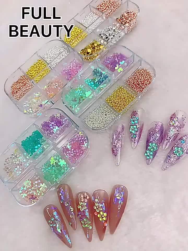 Resins 3d Flowers Embossed Flower Manicure Gradient Ripple Butterfly