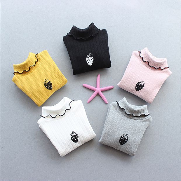 Quần áo mùa đông cho bé gái mới 1-3 tuổi Trẻ sơ sinh trẻ sơ sinh cộng với áo nhung dày bằng vải cotton ấm áp áo thun hàng đầu ao thun be trai han quoc